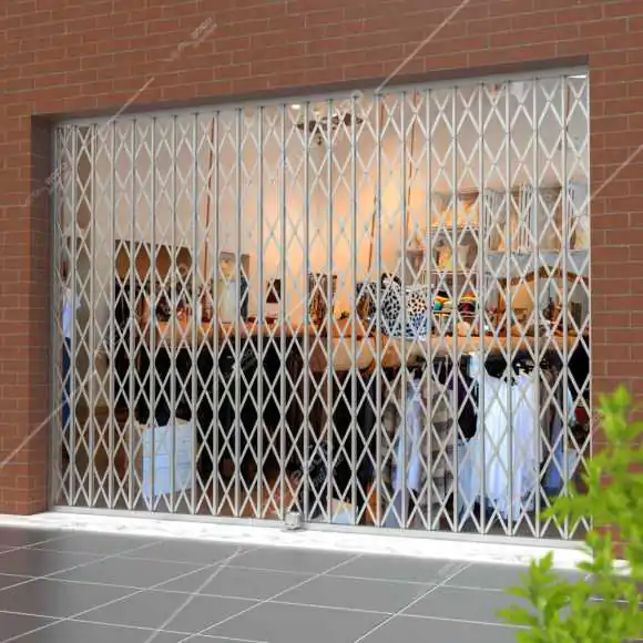 Installation rideau metallique