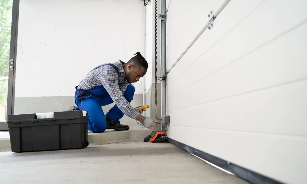 maintenance porte de garage sectionnelle