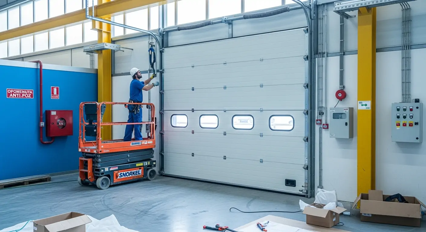 Réparation de portes sectionnelles industrielles à Coupvray 77700
