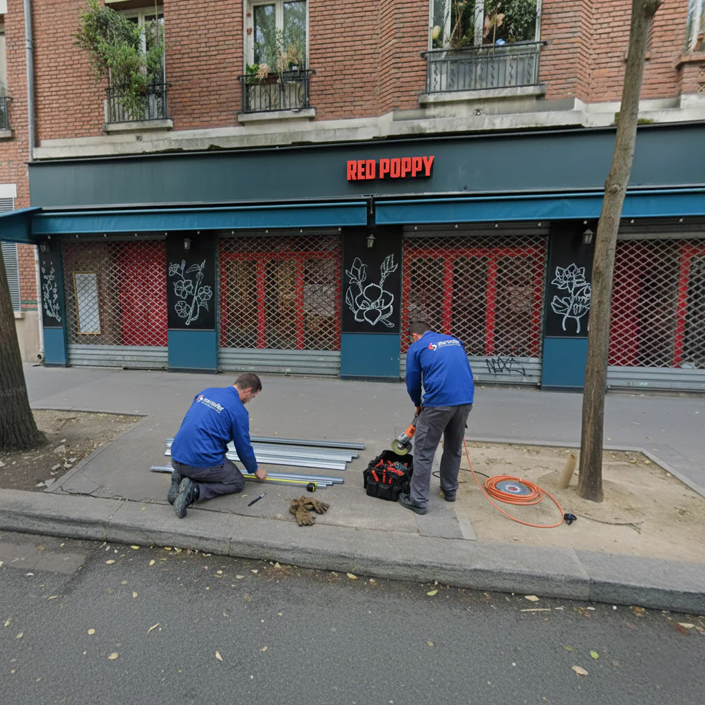 Déblocage rideau métallique Rue de Tolbiac, 75013 Paris