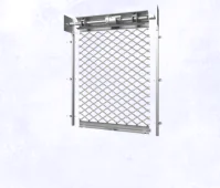 Grille métallique à tubes ondulés sur mesure