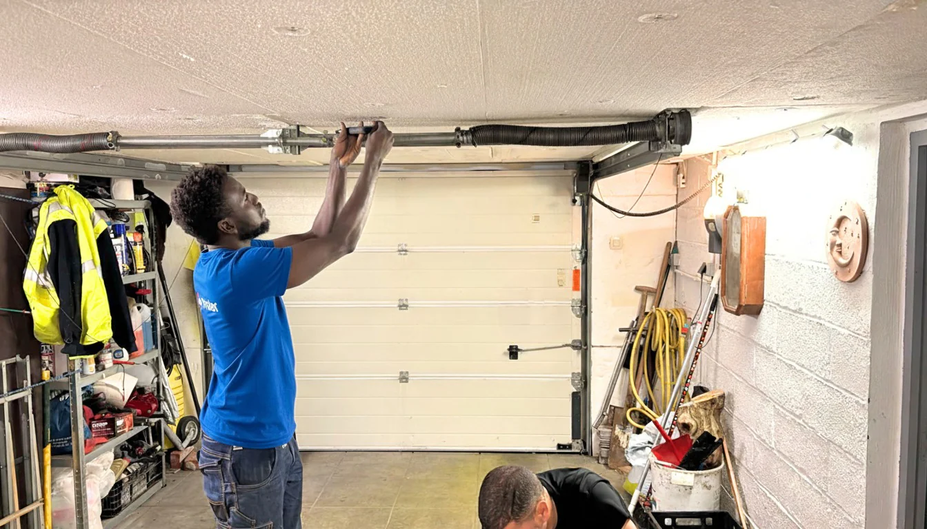 Réparation porte de garage sectionnelle à Paris 75