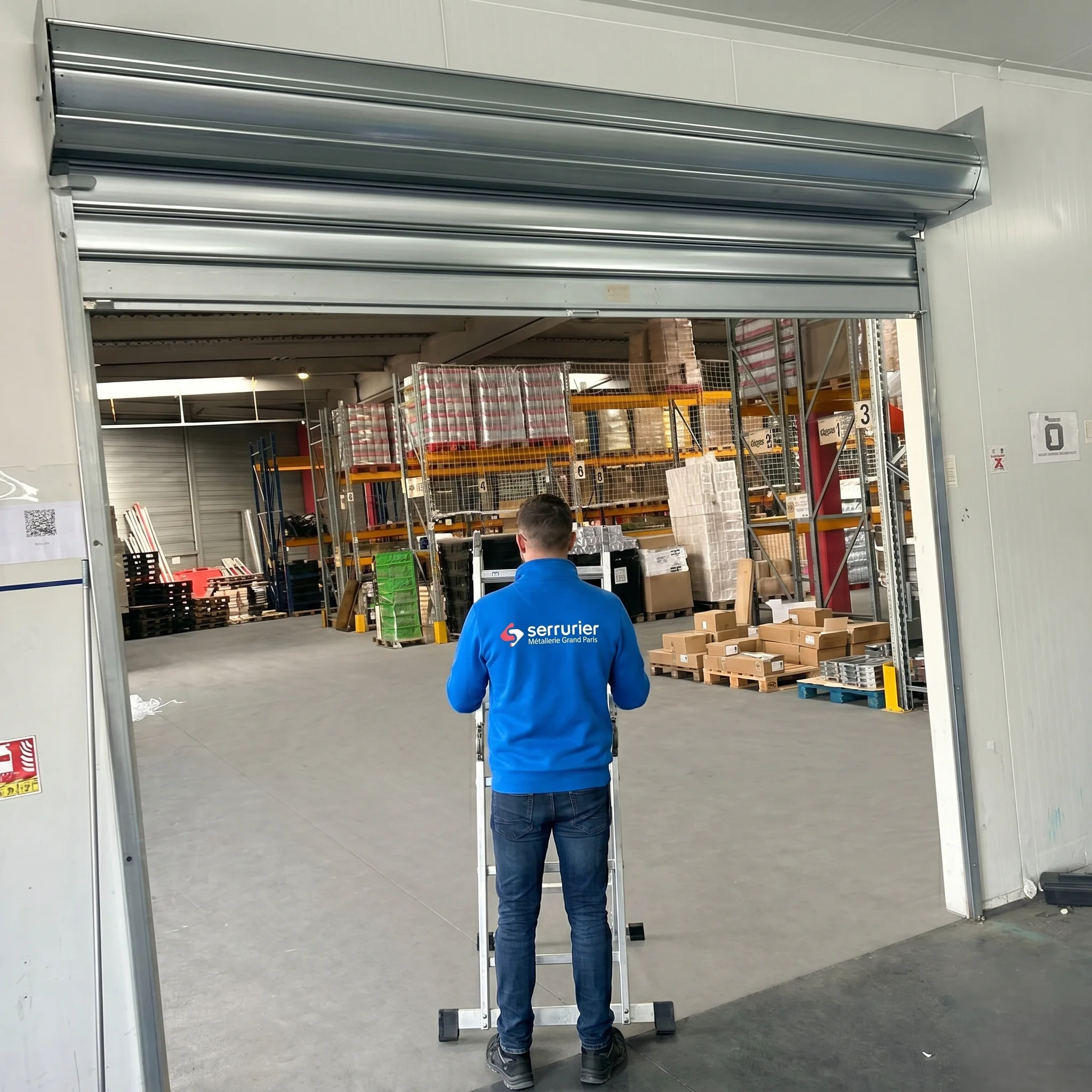 depannage rideau metallique par technicien MGParis